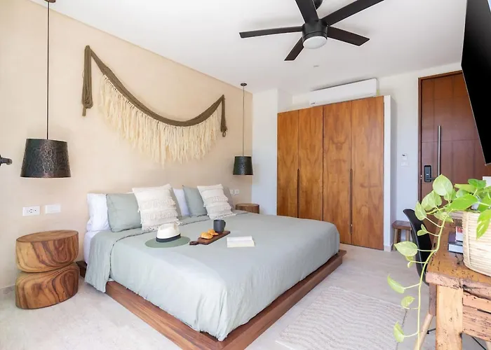Boho Style Penthouse With Private Pool 150 Wifi Tulum
